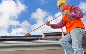 Woodcock soft wash roof cleaning
